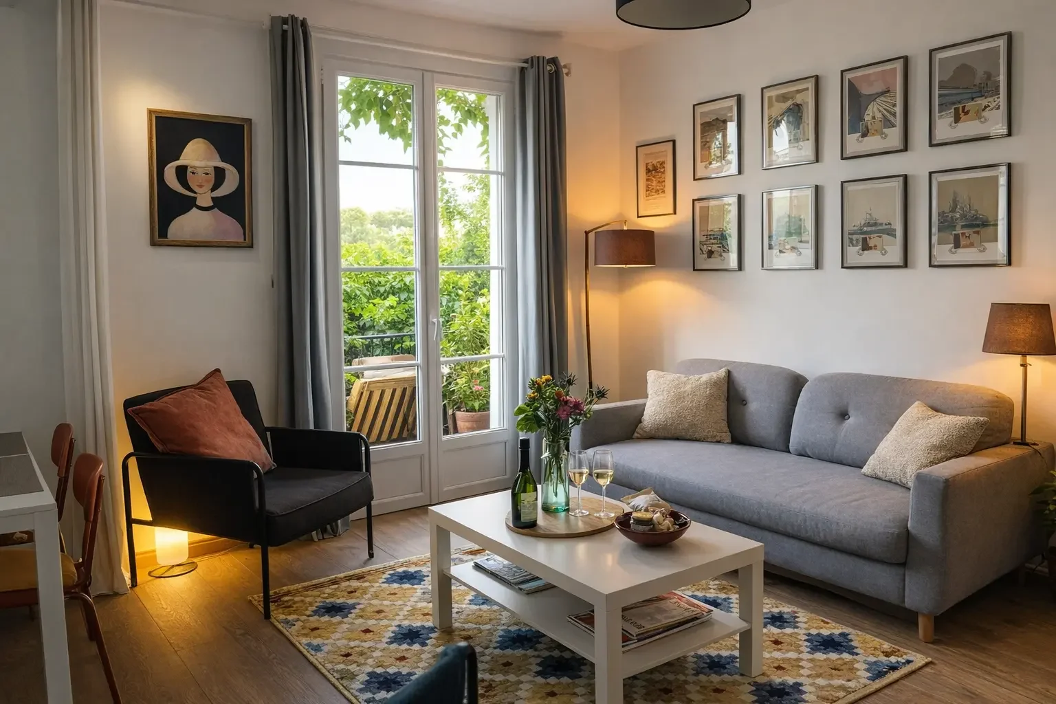 Le salon — aperçu de la pièce
